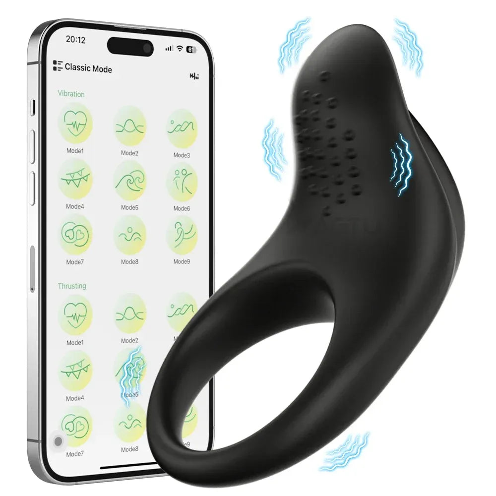 Men’s Vibrating Cock Ring for Delayed Ejaculation